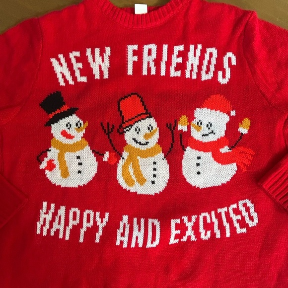 NWOT Red Snowman Sweater - Picture 2 of 6